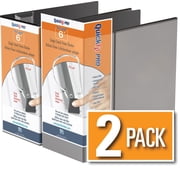 QuickFit® Pro Heavy Duty Single Touch Pin-Lock® View Binder, 2 Pack, 6"