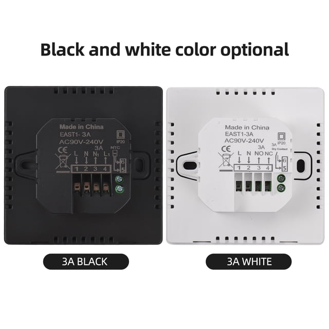 Smart Thermostat,Lcd Display Water Temperature 3a Temperature Lcd Temperature Wall Temperature Display Temperature Wall