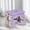 Purple#3, variant on pstuiky Portable Folding Stool Thickened Plastic Compact & Lightweight for Travel 9.84X7.68X7.28 Inches Space Saving Foldable Seat Outdoor Camping, Fishing, Beach, Picnics, Concerts
