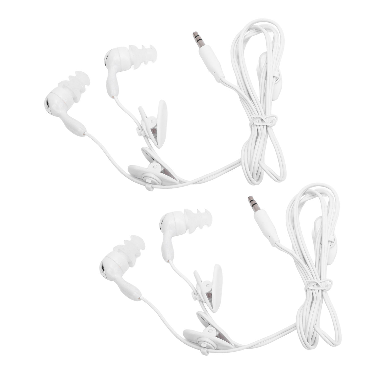 Wired Earbuds, 2 Pcs 3.5mm Wired Earphones IP68 Waterproofing  for Walking for Swimming
