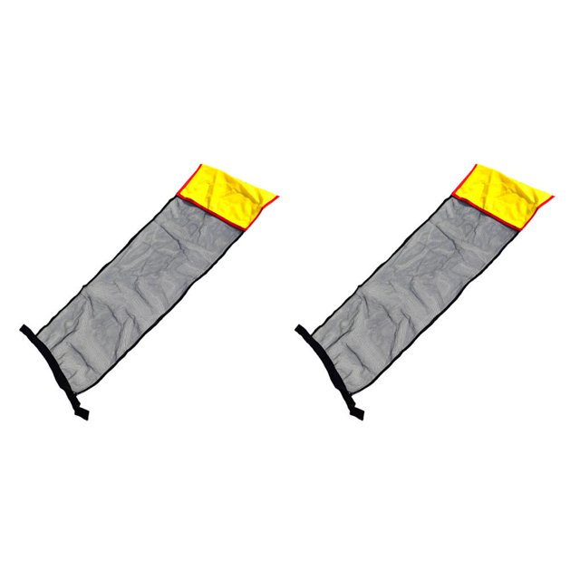 serony Housse de Chaise de Natation Hamac Filet Réutilisable Chaises de Piscine Filets Extérieur Plage Jaune 2ensemble