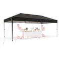 thumbnail image 1 of Heavy Duty Pop Up Canopy Tent for Parties - 10'x20' Waterproof Gazebo Shelter for Outdoor Events, Black, 1 of 6