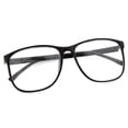 thumbnail image 3 of grinderPUNCH Clear Lens Nerdy Square Thin Plastic Frame Glasses, 3 of 5