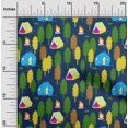 thumbnail image 2 of oneOone Cotton Silk Navy Blue Fabric Camping Sewing Craft Projects Fabric Prints By Yard 42 Inch Wide, 2 of 5