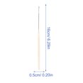 thumbnail image 2 of Bead Needles Plastic for Jewelry Makers Diy Projects 5Pcs 16x0.5in, 2 of 8