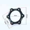 thumbnail image 3 of 1 Pce 44/48mm Vélo Roue Libre Moyeux Filetés Disque Disque Frein Rotor Bride Adaptateur Alliage d'Aluminium Accessoires de Vélo, 3 of 12