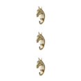 thumbnail image 3 of Wweixi Coat Hooks Easy To Install And Wide Application For Added In Daily Life golden(horse) 3Set, 3 of 6