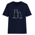 thumbnail image 4 of T-shirts Graphiques pour Femmes Mode Hauts pour Femmes Manches Courtes Blouse Ample Col Rond T-Shirt Imprimé T-Shirt Hauts Chemises à Manches Courtes pour Femmes T-Shirts Sois Gentille pour Femmes Chemisiers à Manches Courtes pour Femmes, 4 of 4