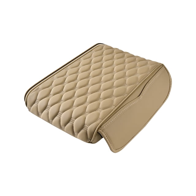 Car Center Console Armrest Protector 2025 Upgrade Leather Armrest Cover Cushion With 2 Storage Bags Universal Seat Pad Interior Accessories Protector For Most Vehicle