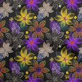 thumbnail image 1 of oneOone Polyester Spandex Yellow Fabric Texture Floral Craft Projects Decor Fabric Printed By The Yard 56 Inch Wide, 1 of 4