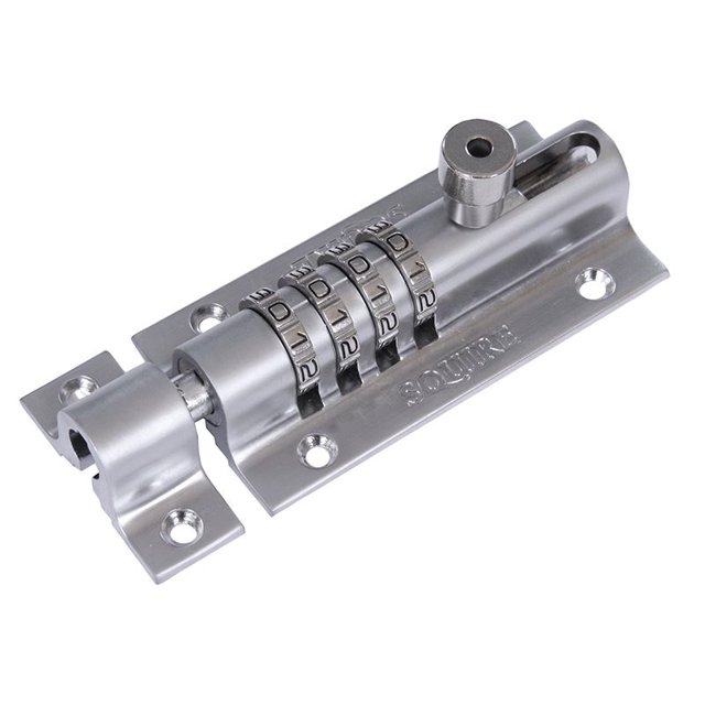 Squire - CombiBolt 4 Boulon de Verrouillage Recodable Chrome 120mm