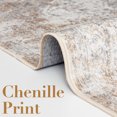 thumbnail image 2 of Rugking Area Rug 2x5 Taupe Runner Rug Hallway Rug Vintage Distressed Rug Kitchen Indoor Foldable Traditional Non Slip Carpet Bathroom Bedroom Living Room, 2 of 6