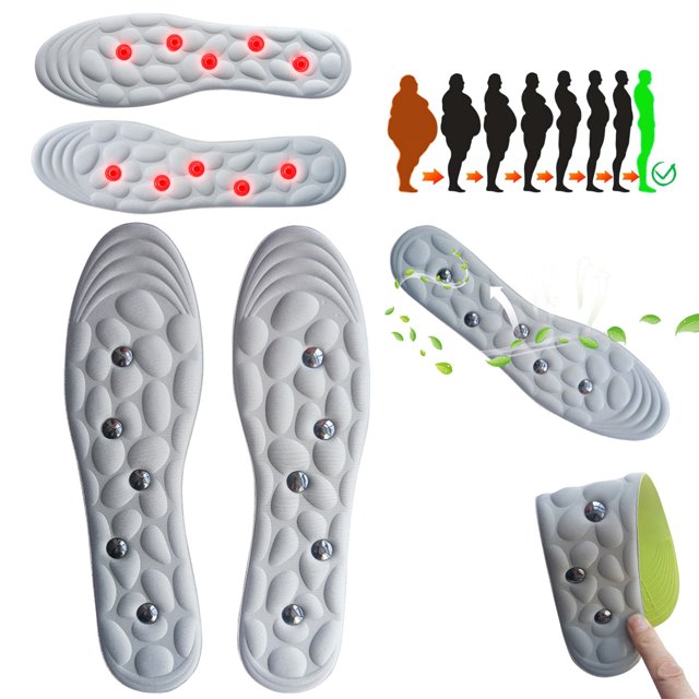 RKSTN Insole Insole Beauty & Personal Care Insoles Acupressure Insoles Magnetic Acupressure Insoles for Women Men Foot Acupressure Insoles Orthopedic Massage Insoles Get Relief for Painful Feet