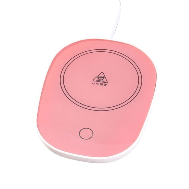 USB Heater Cup Warmer Mug Heating Coaster 55°C Thermostatic Gravity Sensor