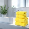 thumbnail image 4 of Dvkptbk Cotton Plain Gift Set Towel Multicolor Soft Absorbent Household Bath Towel Towel, 4 of 5