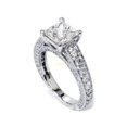 thumbnail image 2 of 3 3/4ct Princess Cut Diamond Engagement Ring 14K White Gold, 2 of 4