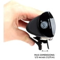 thumbnail image 2 of GOgroove SonaVERSE LED Speaker for Laptop Computer - USB Powered Clip-On Sound Bar with Mini Portable External Speaker Design for Monitor, Back Switch for Power - Audio Input and Power (Red), 2 of 9