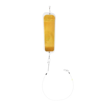 koolsoo Clignotant de Pêche Autocollants Double Face Accessoire pour Lacs de Flétan Eau Profonde Transparent