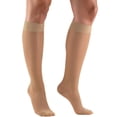 thumbnail image 1 of Truform Sheer Knee High Stockings: 15 - 20 mmHg, Light Beige, X-Large, 1 of 7