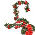 thumbnail image 1 of Guirlande de Roses Artificielles Suspendue Simple Fausse Vigne de Roses Guirlande Florale Décoration, 1 of 10