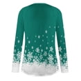 thumbnail image 5 of Hauts de Noël pour Femmes Haut à Imprimé de Noël pour Femmes Col Rond Manches Raglan Manches Longues Haut à Manches avec Passe-Pouce Hauts de Noël pour Femmes, 5 of 5