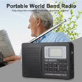 thumbnail image 4 of EIGTHTAIL Portable Digital Radio   Full Band AM/FM/SW Battery Operated Pocket Radio for Elders, 4 of 8