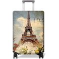 thumbnail image 1 of Travel Luggage Cover Suitcase Protector Fits 18-32 Inch Luggage Wheel Covers Patterned Travel Related Items Flower Luggage Protector Elastic Luggage Anti-scratch Suitcase Cover M, 1 of 5