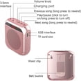 thumbnail image 5 of HLONK Portable Voice Amplifier Rechargeable Voice Speaker Headset  Black, 5 of 5