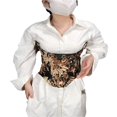 thumbnail image 2 of Vintage Corset for Women with Floral Pattern Back Straps, 2 of 9