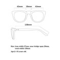 thumbnail image 3 of Diconna Kids Square Sunglasses UV400 Protection Transparent Beach Sunglasses, 3 of 6