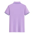 thumbnail image 5 of asjyhkr Mens Button Golf Shirts Short Sleeve Classic Stretch Pullover Moisture-Wicking Fashion Collared T-Shirts, 5 of 5