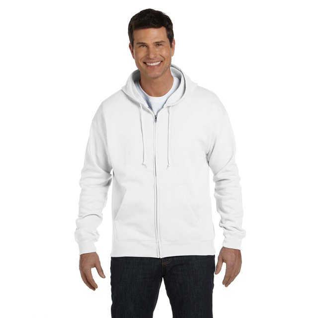 Hanes Mens Comfortblend EcoSmart Full-Zip Hooded Sweatshirt