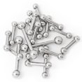 thumbnail image 1 of 20 Pcs. Tongue Nipple Piercing Barbells 8 Gauge Mixed Lengths, 1 of 1