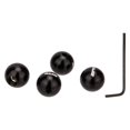 thumbnail image 1 of 4 Pieces Bike Brake er Inner Cable End Caps Crimping Parts Black, 1 of 8