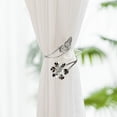 thumbnail image 1 of DIANWUDG Flower Opening Curtain Strap Personalized Curtain Buckle Sim-ple Metal B-utterfly Curtain Buckle, 1 of 6