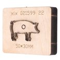 thumbnail image 4 of Leather Cutting Die Pig Shape Mould Punch Cutter Craft Tool Leather Punch Cutter Leather Craft Die Leather Cutter Leather Mould Punching Die Craft Decor For Paper Rubber Plastic, 4 of 8