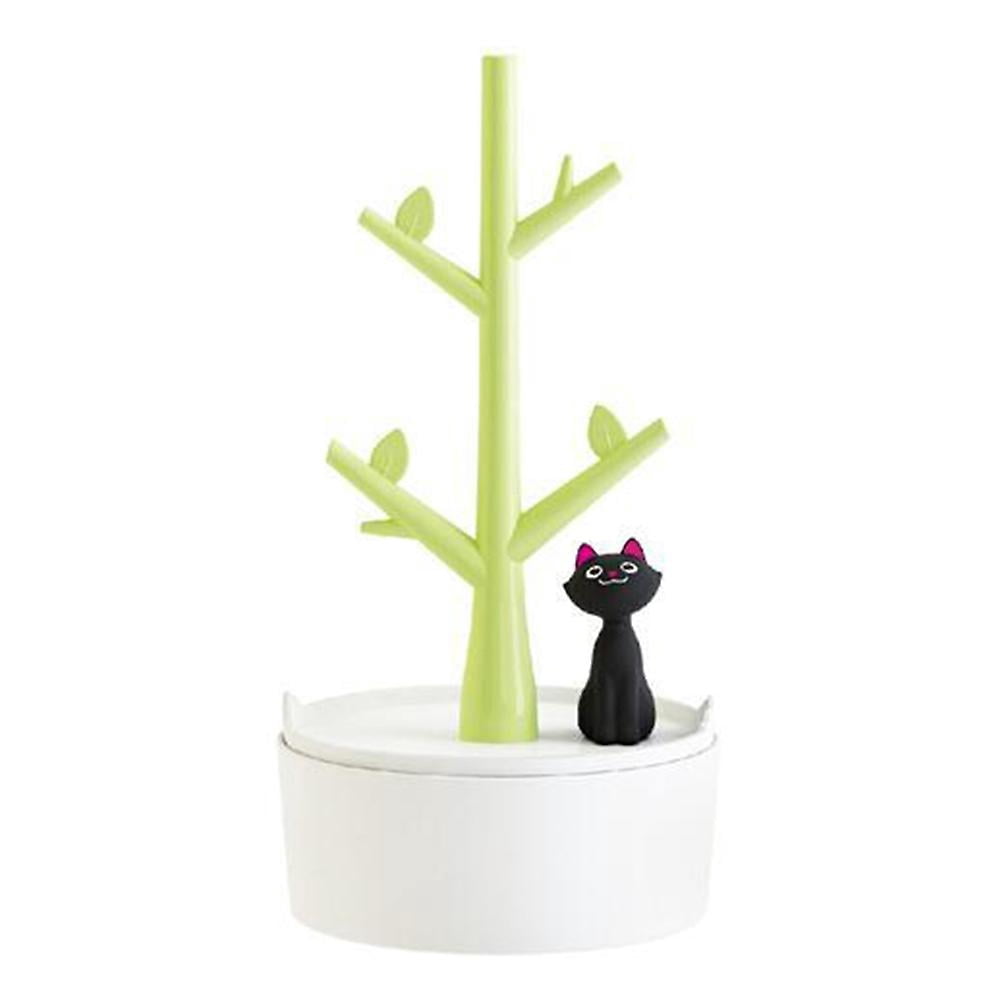 Cat Tree Shaped Jewelry Earrings Necklace Bracelet Stand Storage Rack Box Great Gift
