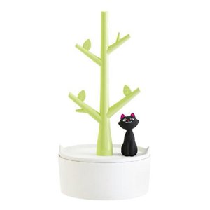 Cat Tree Shaped Jewelry Earrings Necklace Bracelet Stand Storage Rack Box Great Gift