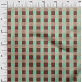 thumbnail image 2 of oneOone Cotton Poplin Mint Green Fabric Gingham Check Sewing Craft Projects Fabric Prints By Yard 42 Inch Wide, 2 of 4