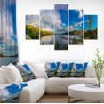 thumbnail image 1 of Sognefjord en Norvège Panorama - Impression sur Toile Paysage, 1 of 4