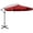 Rouge, variante sur Outsunny Parasol Déporté Suspendu de Patio 11 Pi, Parasol Cantilever, Rouge
