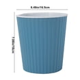 thumbnail image 3 of Self-Watering Planter Pot with Automatic Water Absorption System | 7-Inch Circular Plastic Flower Pot for Indoor Outdoor Plants | Includes 1 Planting Basin, 3 of 6