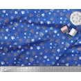thumbnail image 3 of Soimoi Blue Silk Fabric Paw Dog Print Fabric by Yard 42 Inch Wide, 3 of 3