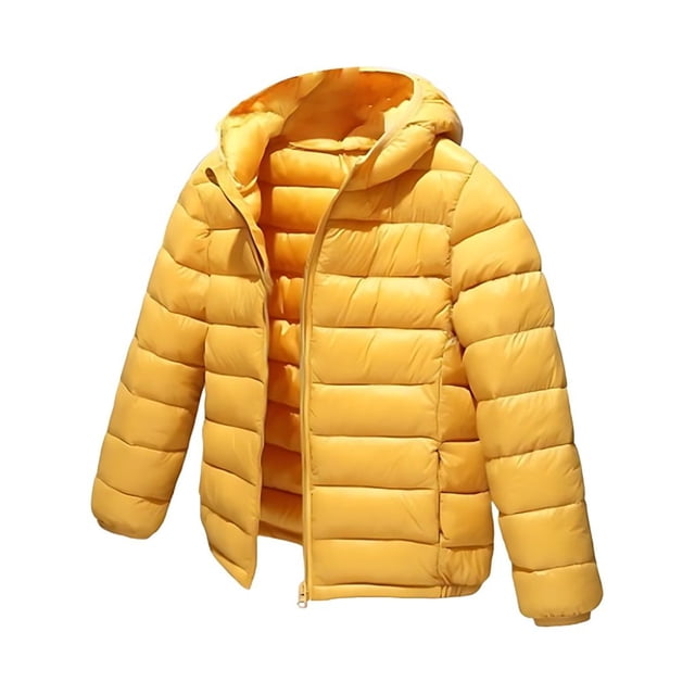 tredstone Winter Essential Kids Windproof Jacket For Cold Days Down Clothing Jackets Down Coat For Winter yellow+110cm