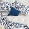 thumbnail image 3 of Hitime Queen Duvet Cover Set, Soft & Breathable Microfiber 3 Pieces Queen Bedding Sets, Pattern Queen Comfy Duvet Cover Set, with Zipper Closure (Queen), 3 of 8