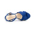 thumbnail image 4 of BLISSFUL STEP Sandales Slingback à Plateforme à Talon Épais à Bride pour Femmes, 4 of 7