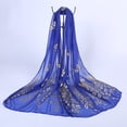 thumbnail image 1 of Women Peacock Scarf Long Soft Spring Autumn Wrap Twelve Colors Beach Shawl, 1 of 8