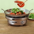 thumbnail image 2 of Langgg Cooker Heater Stainless Steel Hot Pot Heating Stove Cookware Accessories Gold, 2 of 6