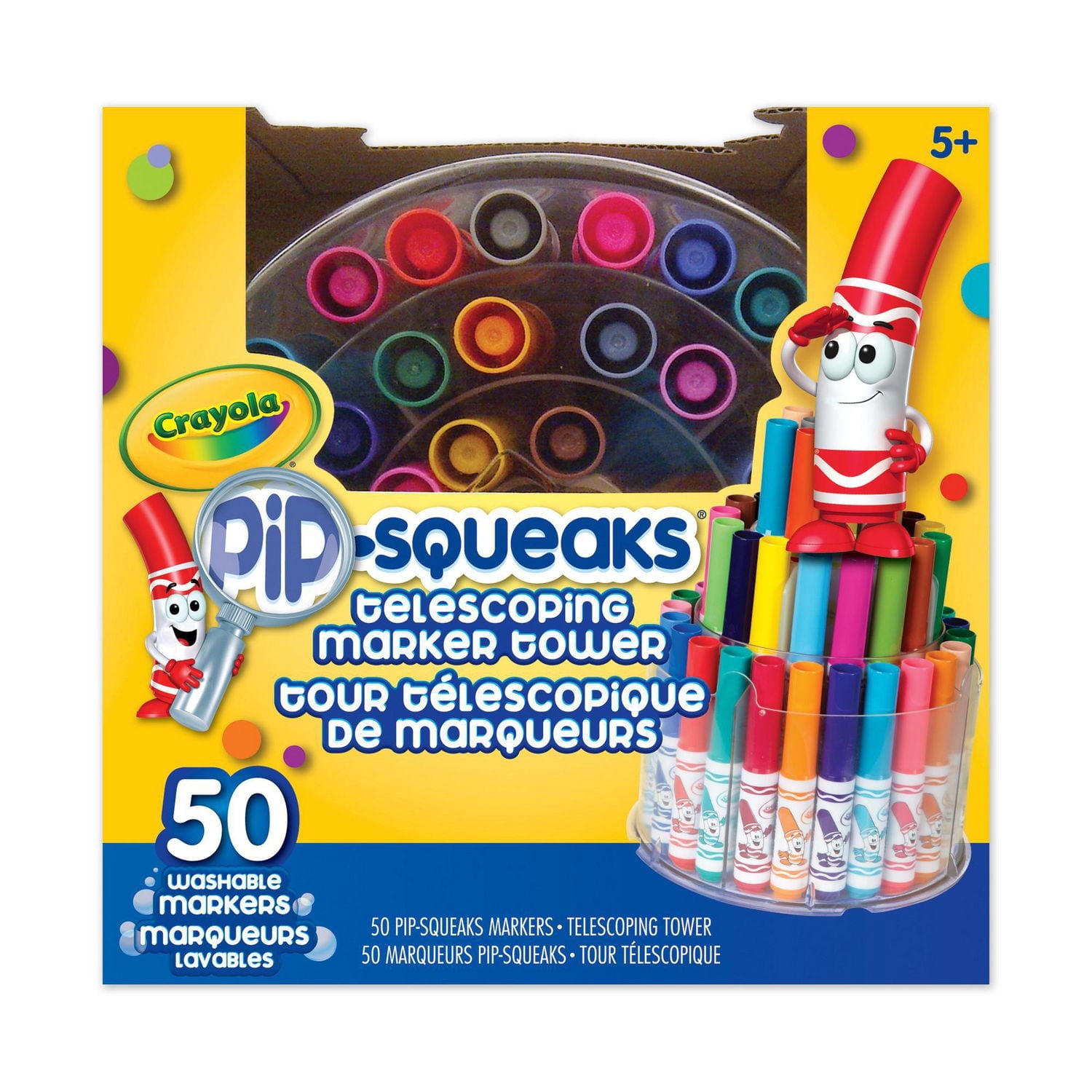 Tour téléscopique pour marqueurs Crayola Pipsqueaks