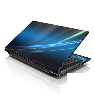 LSS 15 15,6 Pouces Peau d'Ordinateur Portable Notebook Autocollant Décalque Couverture pour Dell Lenovo Apple Acer Convient de 13 Pouces à 16 Pouces avec 2 Protège-Poignets - Abstrait